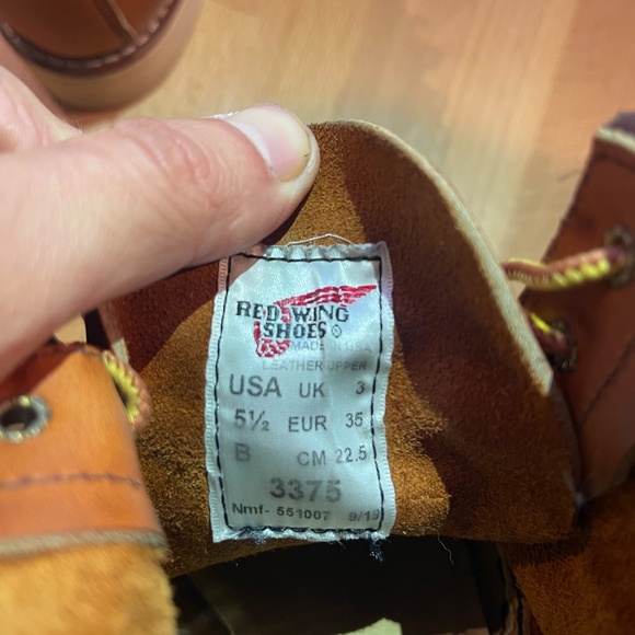 Redwing Heritage Classic Moc Boots Model 3375 Size USA 5 1/2 - Picture 4 of 7
